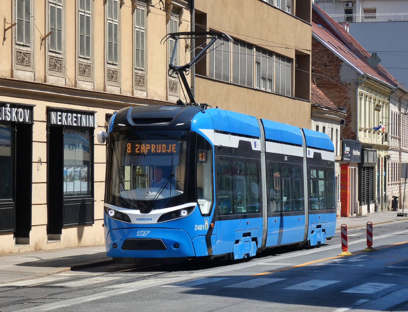 Zagreb, Končar TMK 2400 N°. 2401 Zagreb, Končar TMK 2400 N°. 2401