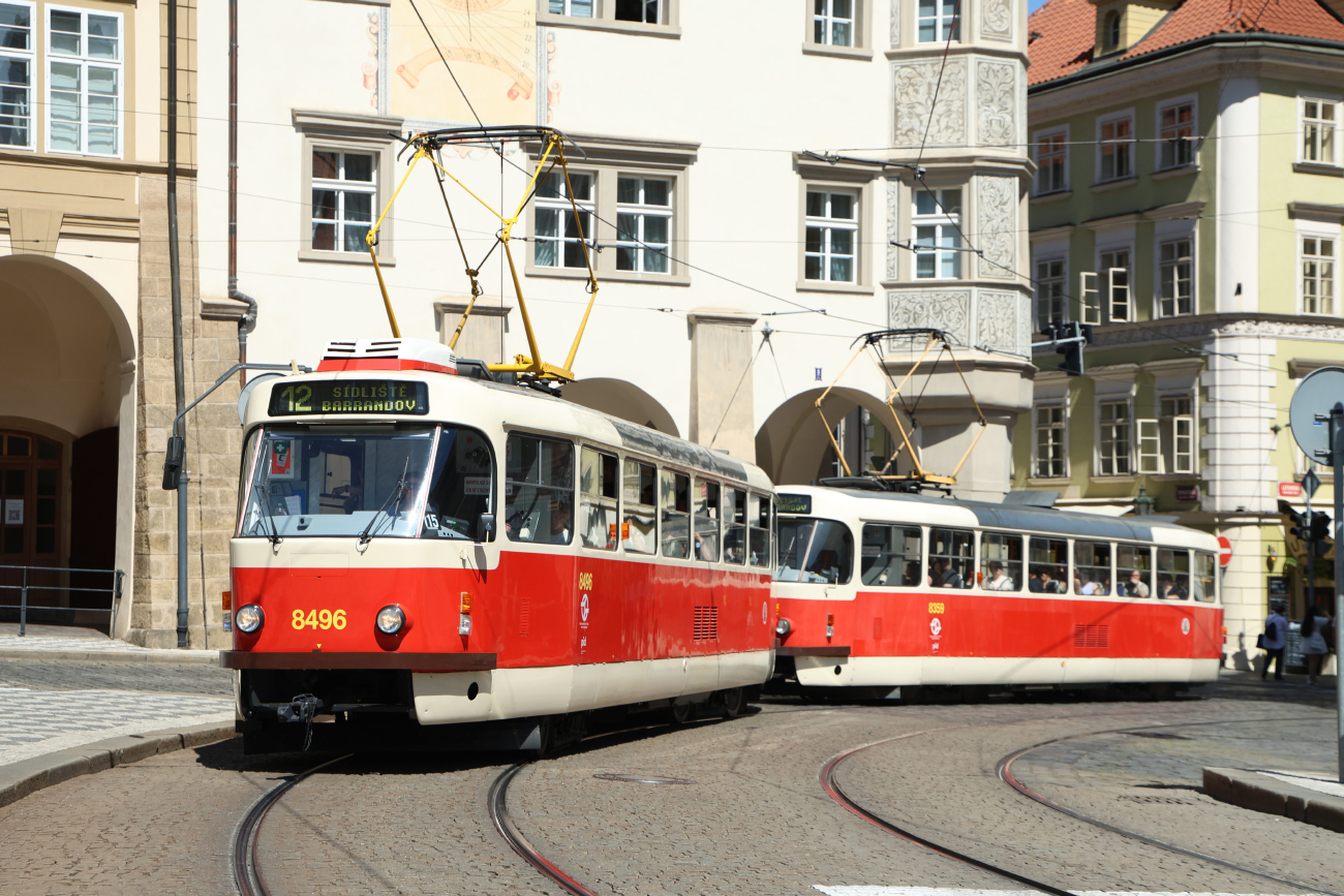 Прага, Tatra T3R.P № 8496