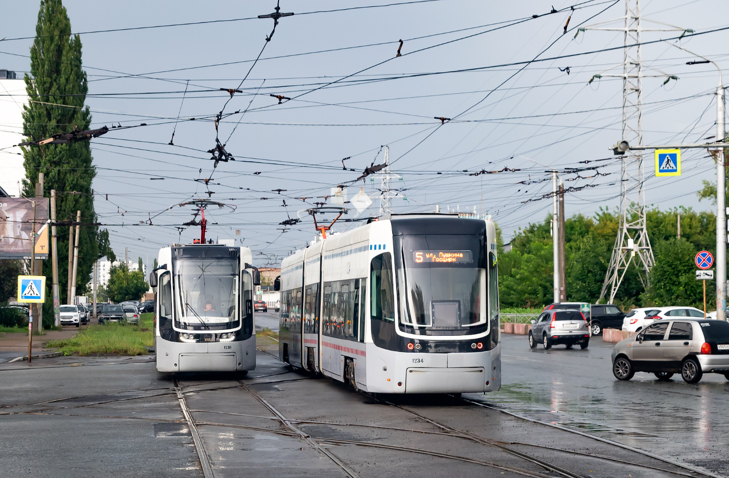 Уфа, 71-414 (Pesa Fokstrot) № 1230; Уфа, 71-414 (Pesa Fokstrot) № 1234