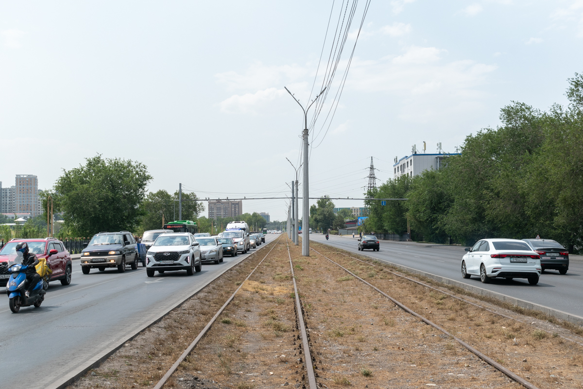 Алматы — Ликвидированные трамвайные линии