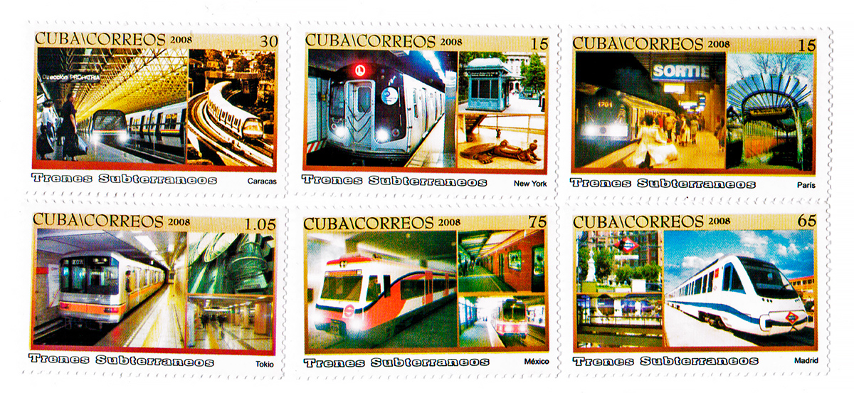 Токио — Tokyo Metro, Toei – Разные фотографии; Мехико — Метрополитен; Каракас — Метрополитен; Париж -  Версаль -  Ивелин — Метрополитен — Разные фотографии; Мадрид — Метрополитен — Разные фотографии; Нью-Йорк — Метрополитен — Разные фотографии
