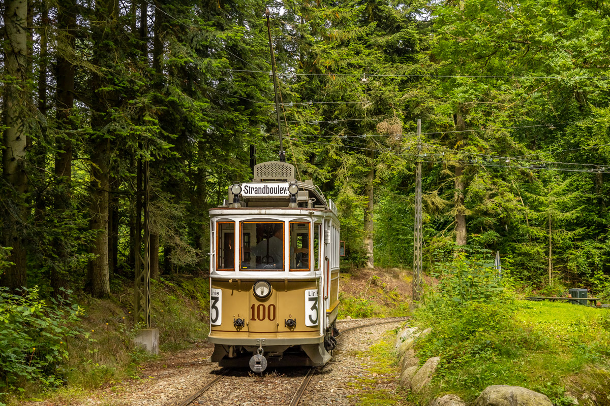 Скьолленесхольм, Четырёхосный моторный вагон № 100
