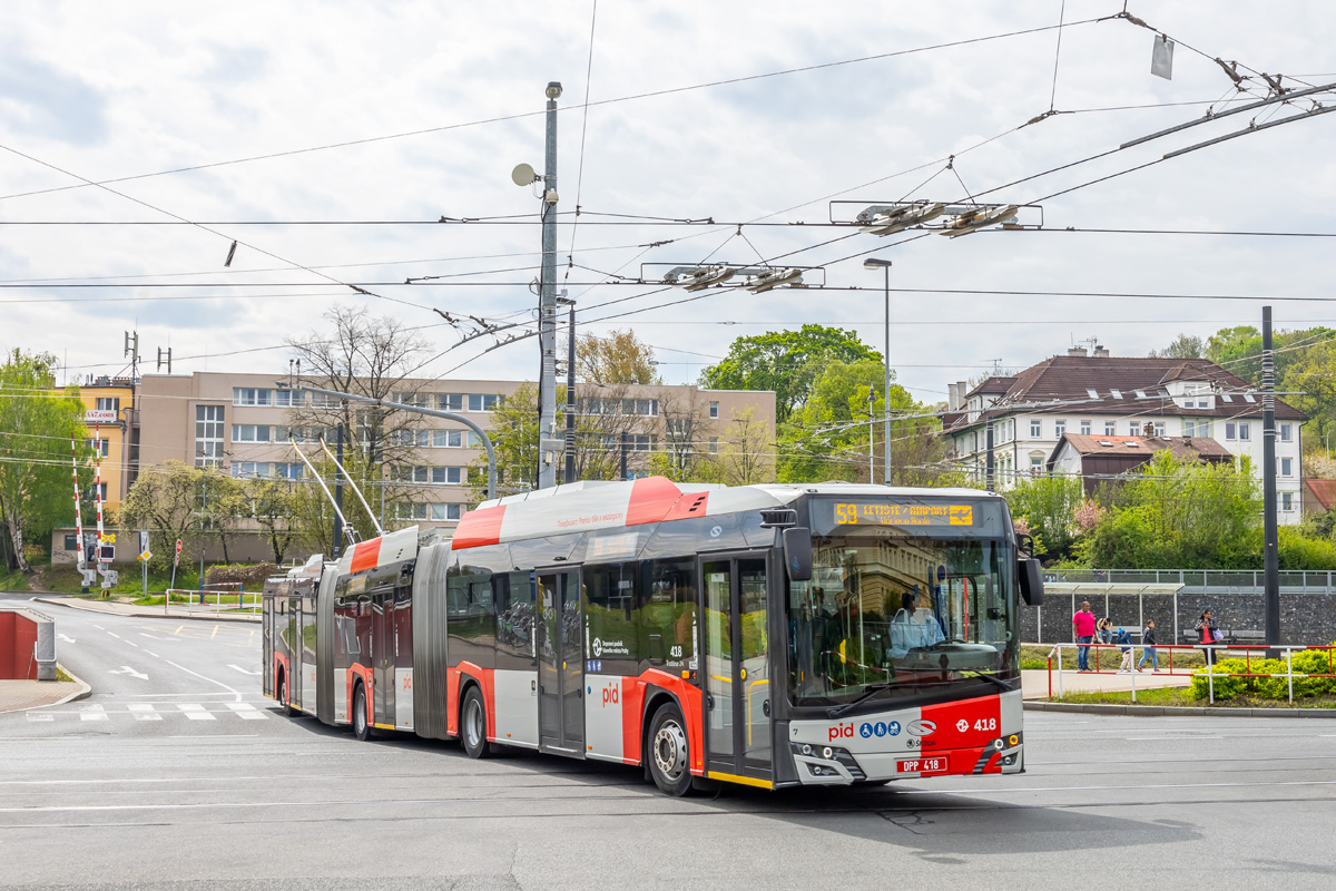 Прага, Škoda-Solaris 24m (Škoda 38Tr) № 418