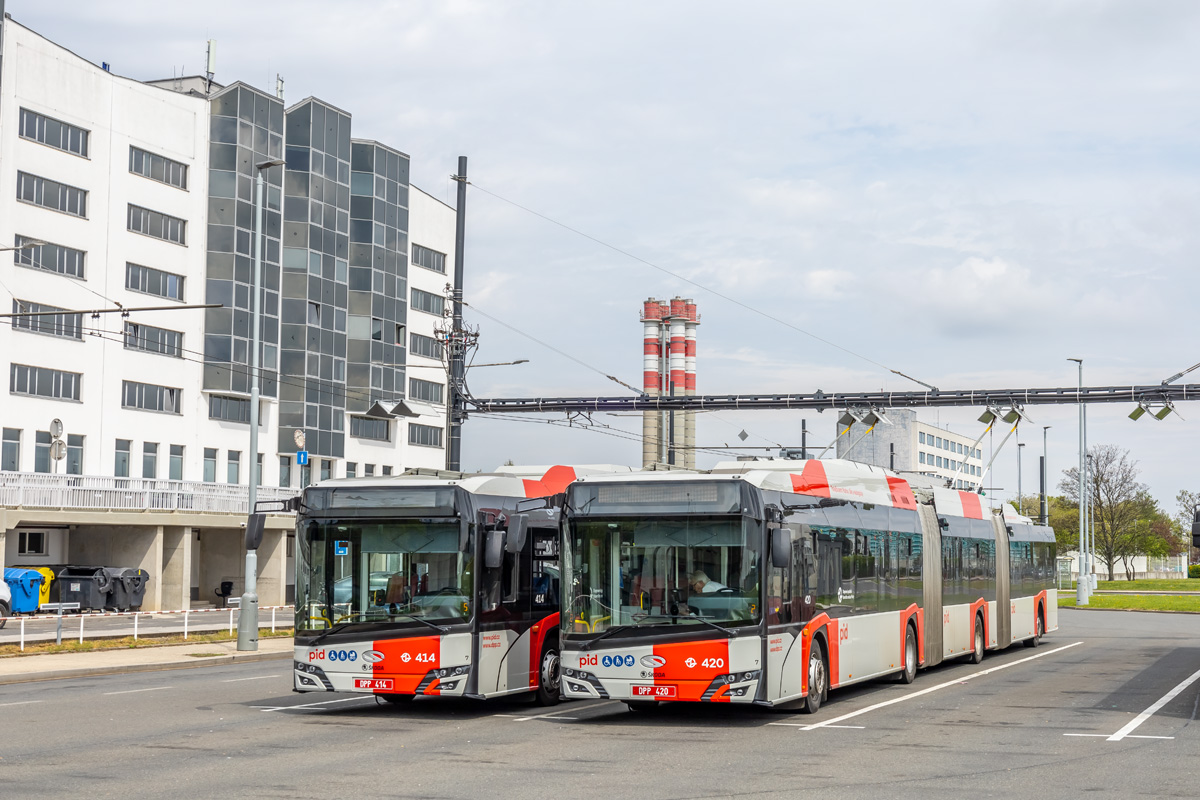 Прага, Škoda-Solaris 24m (Škoda 38Tr) № 420