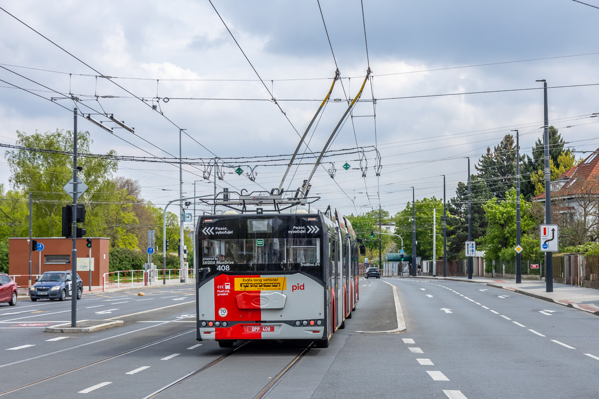Прага, Škoda-Solaris 24m (Škoda 38Tr) № 408
