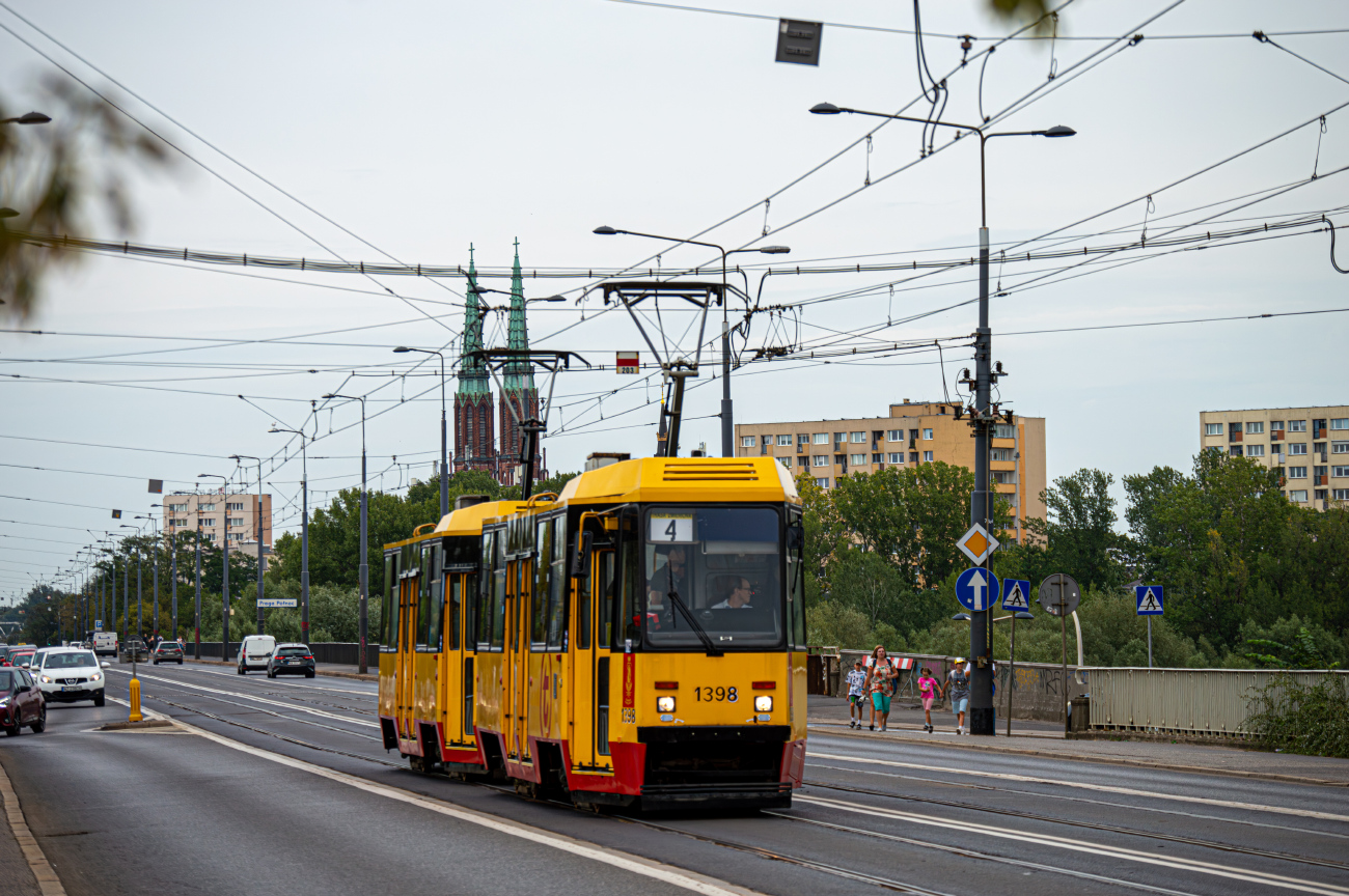 Варшава, Konstal 105Ne № 1398