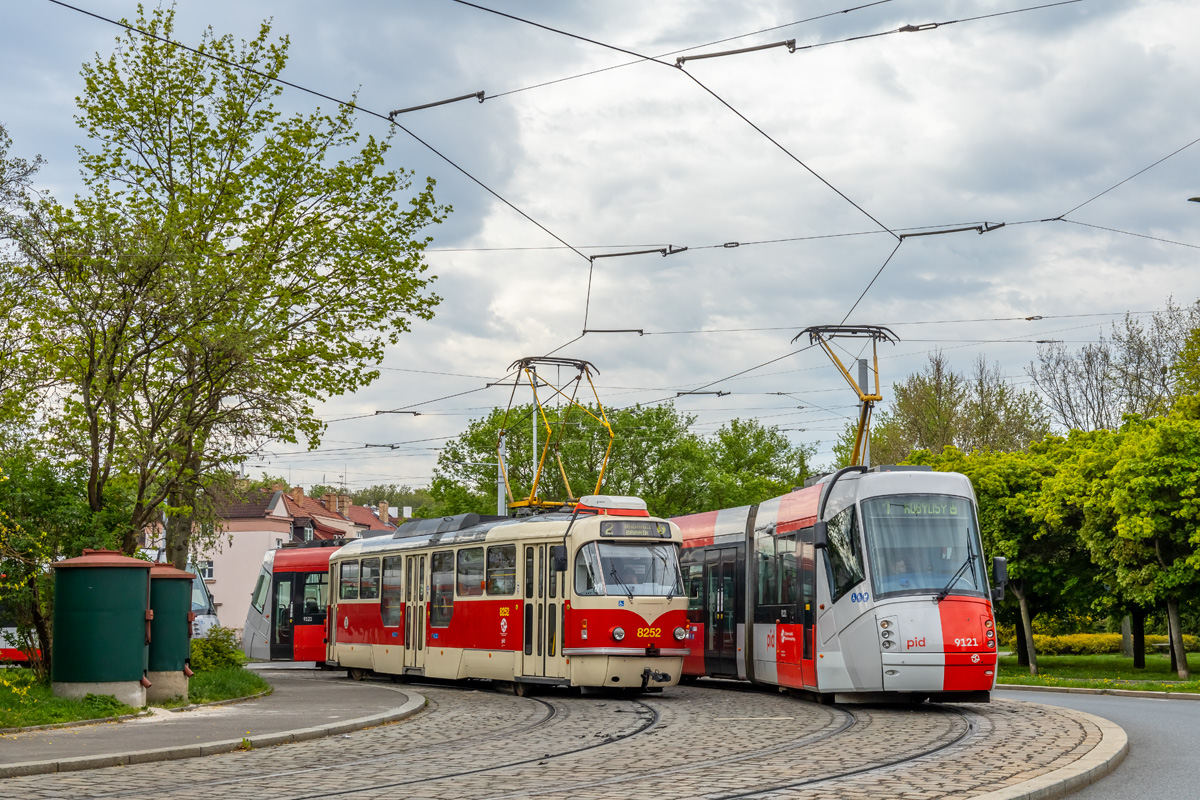 Прага, Tatra T3R.PLF № 8252