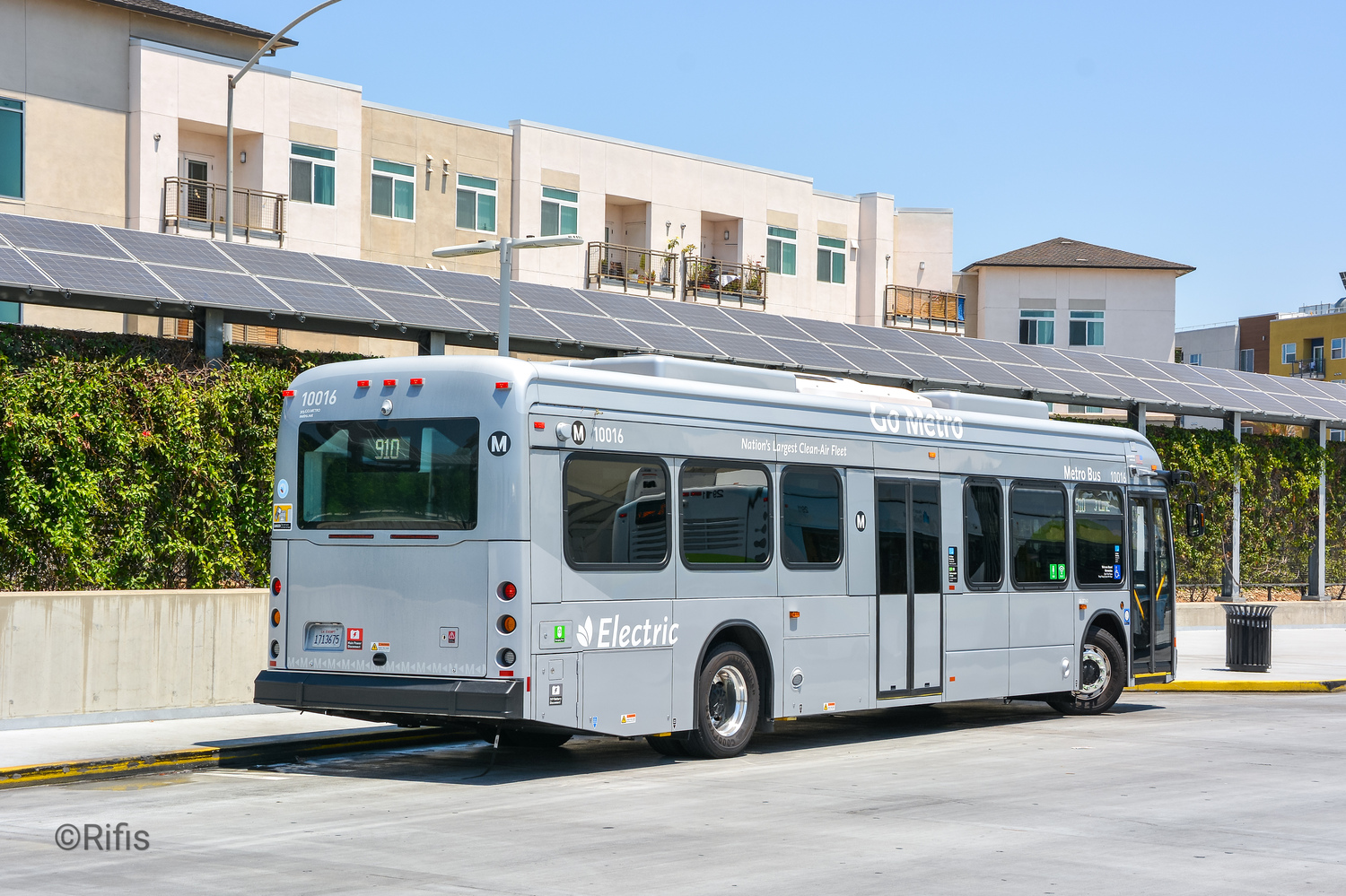 Лос-Анджелес, BYD K9MD-ER № 10016 Лос-Анджелес, BYD K9MD-ER № 10016