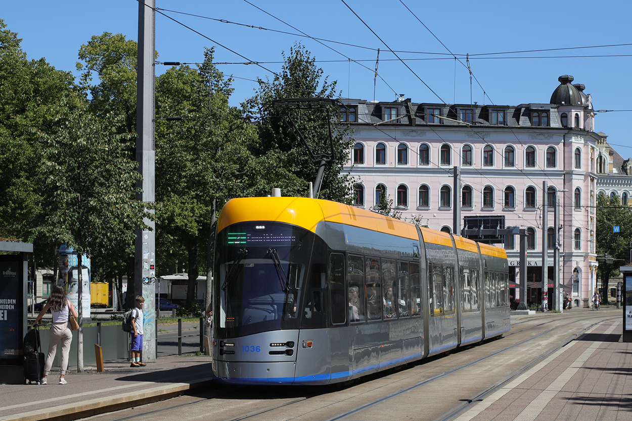 Лейпциг, Solaris Tramino Leipzig (NGT10) № 1036
