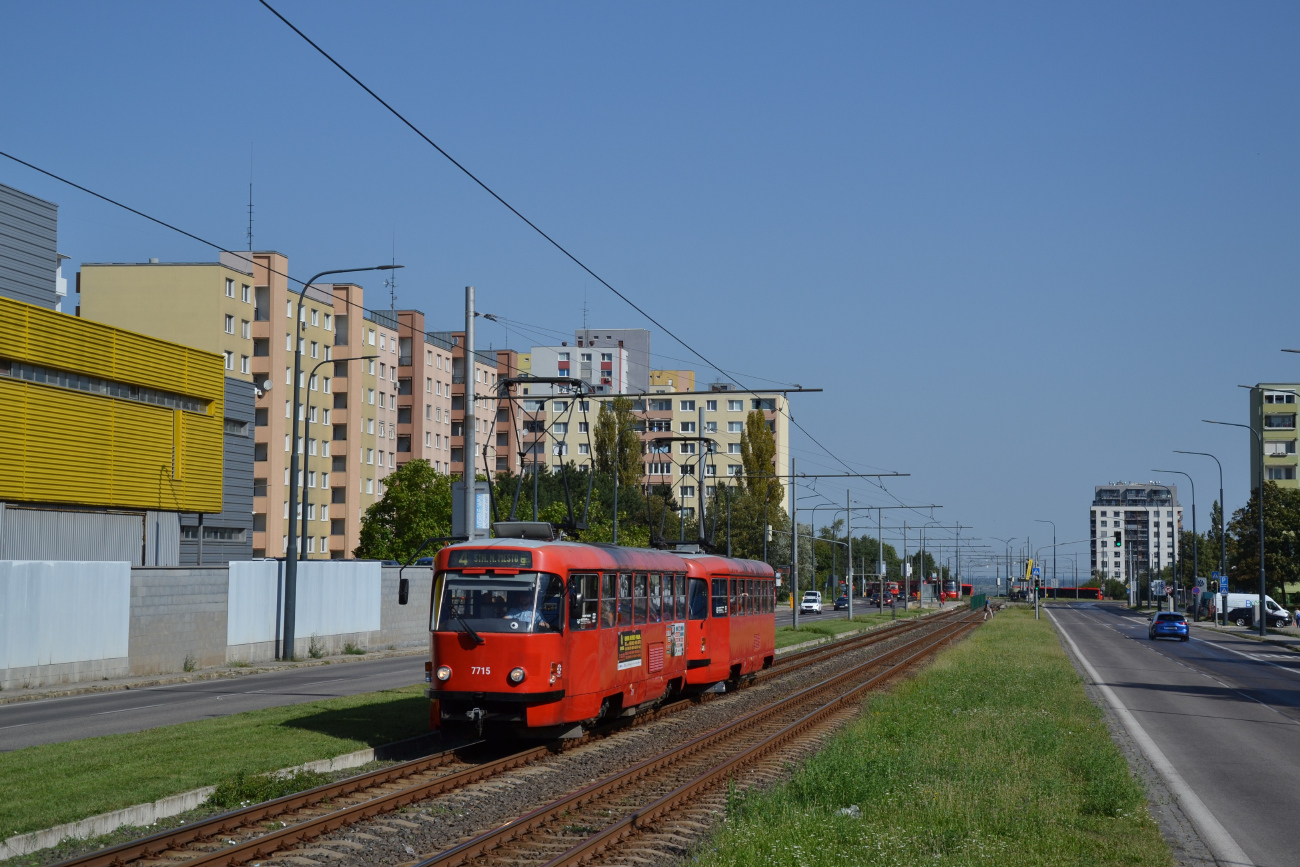Братислава, Tatra T3P № 7715