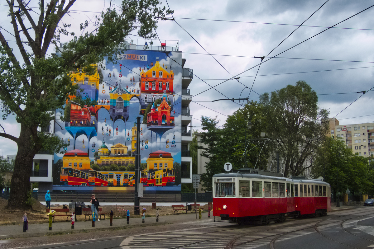 Варшава, Konstal N № 716