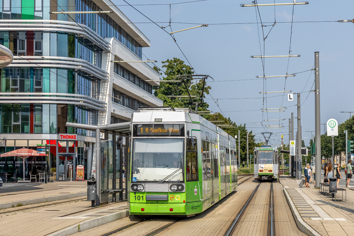 Бранденбург-на-Хафеле, Duewag MGT6D № 101