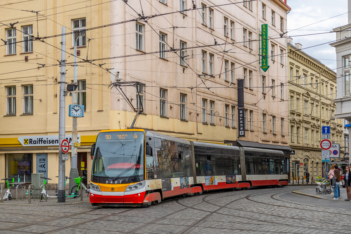 Прага, Škoda 15T6 ForCity Alfa Praha № 9407