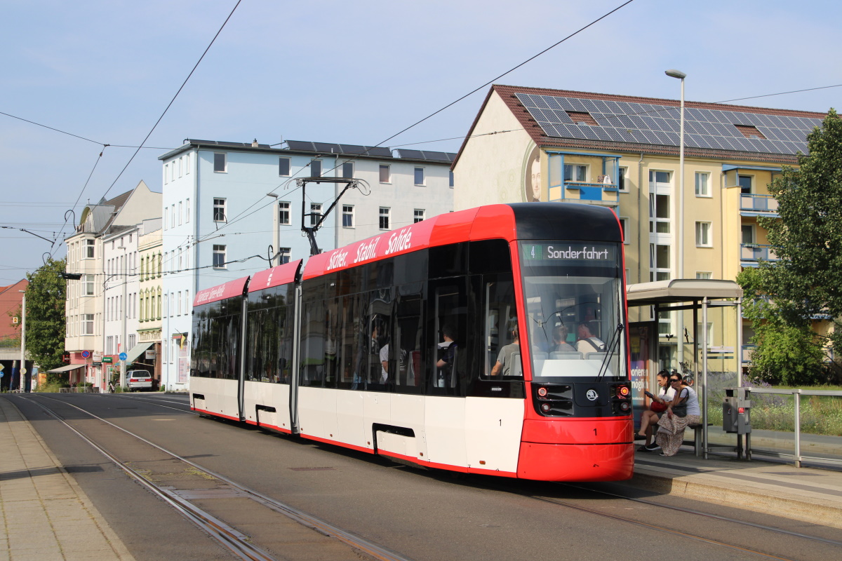 Котбус, Škoda 47T ForCity Plus № 1; Котбус — Новые трамваи Škoda