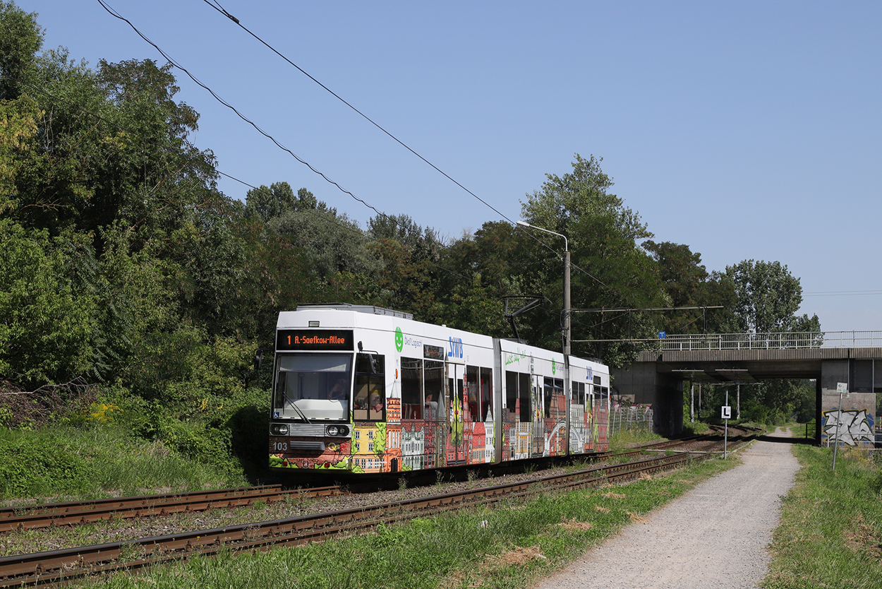 Бранденбург-на-Хафеле, Duewag MGT6D № 103