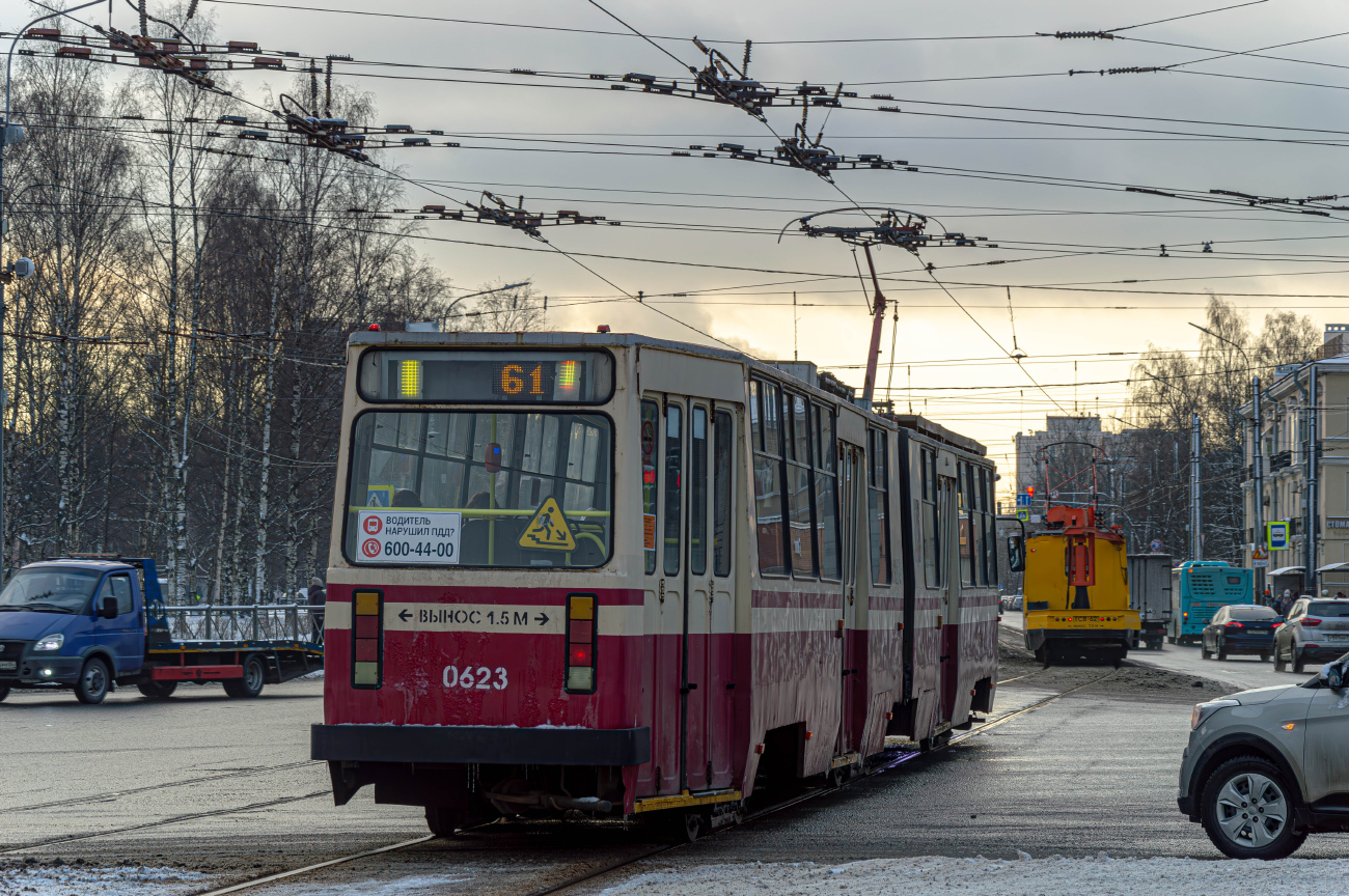 Санкт-Петербург, ЛВС-86К № 0623; Санкт-Петербург, 71-134К (ЛМ-99К) № ГСВ-62