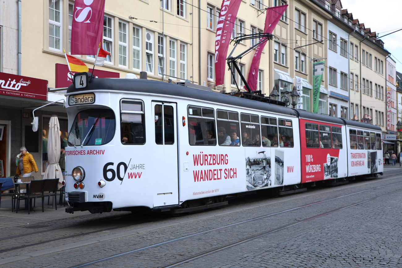 Würzburg, Duewag GT8 № 238