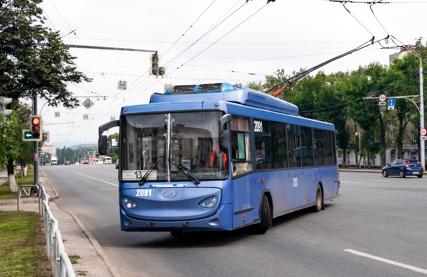 Уфа, БТЗ-52763А № 2091