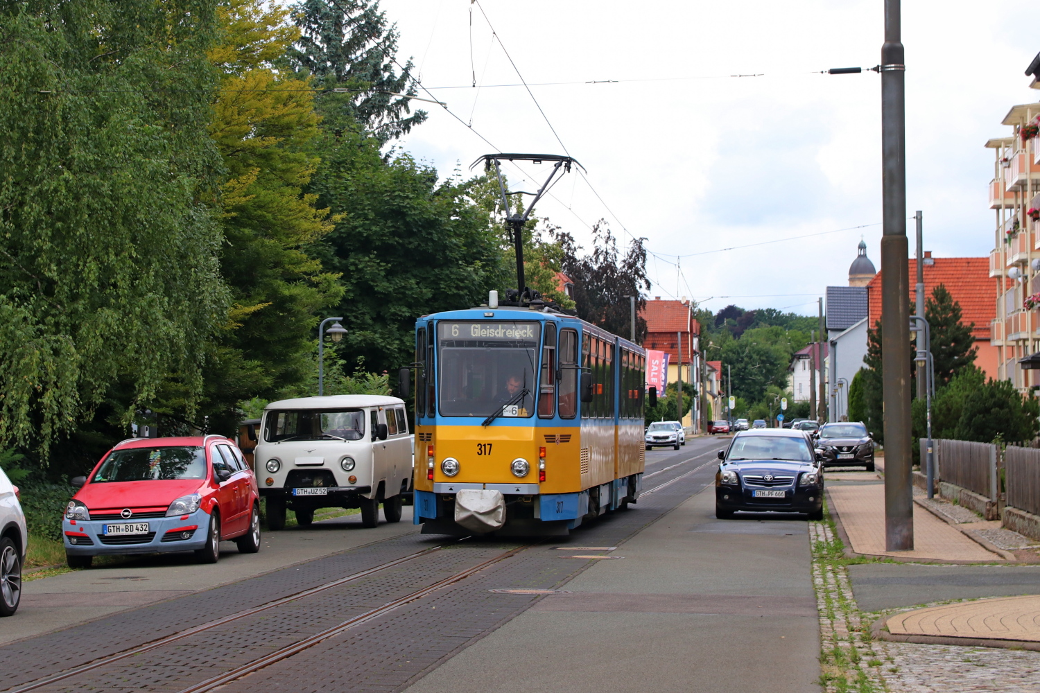 Гота, Tatra KT4DC-Z № 317