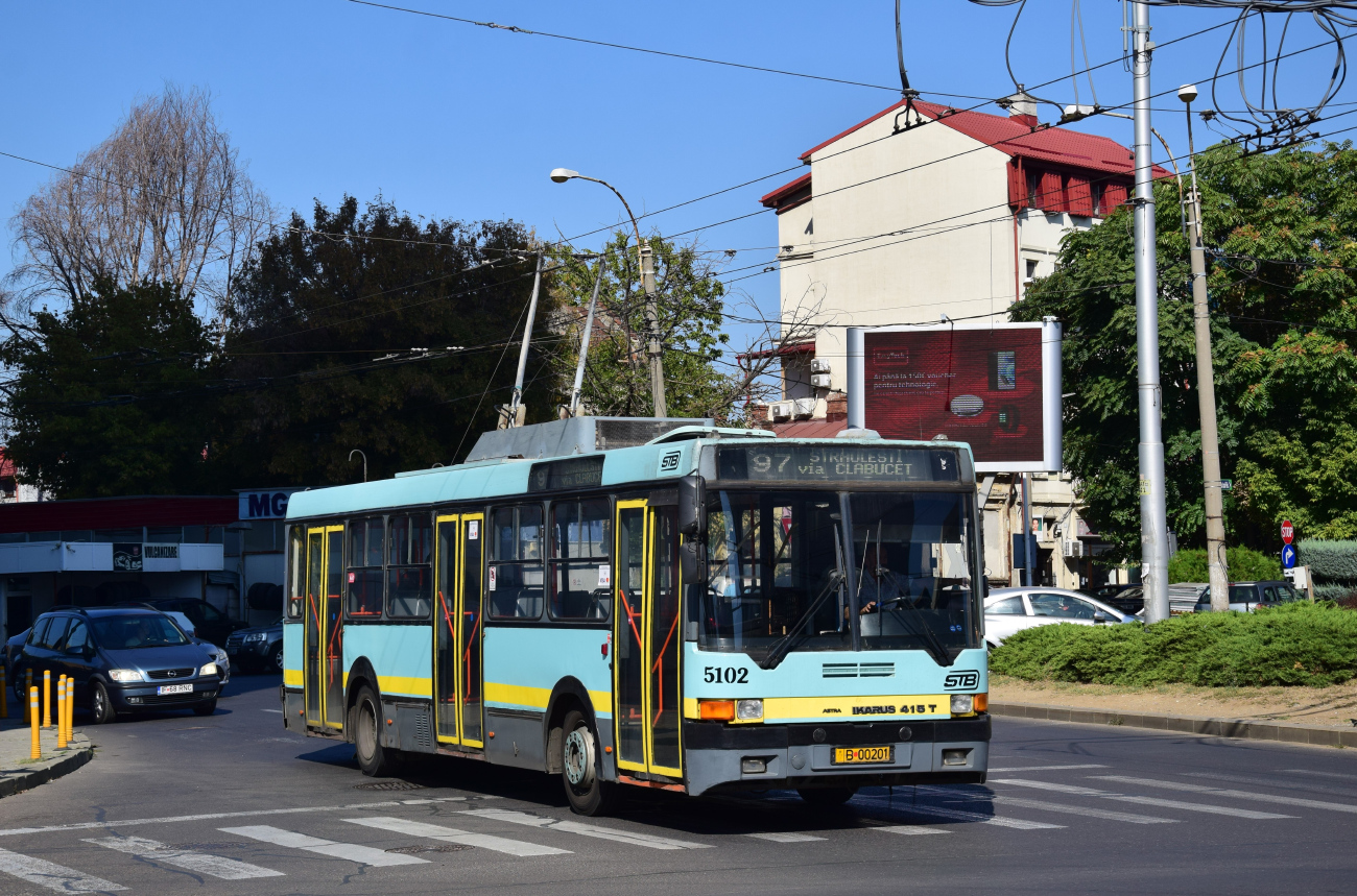 Bukareštas - Ilfov, Ikarus 415.80 nr. 5102