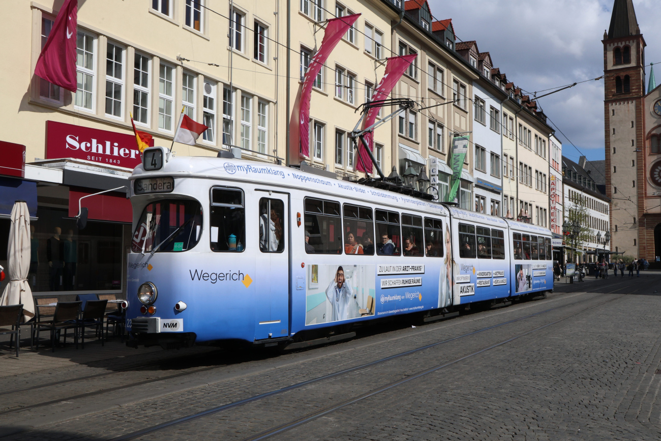 Würzburg, Duewag GT8 Nr. 236