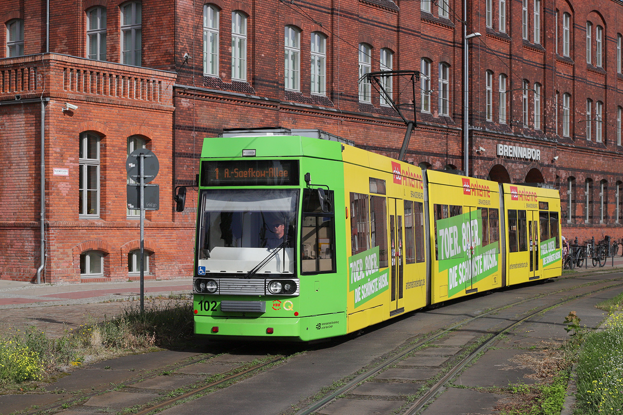 Бранденбург-на-Хафеле, Duewag MGT6D № 102