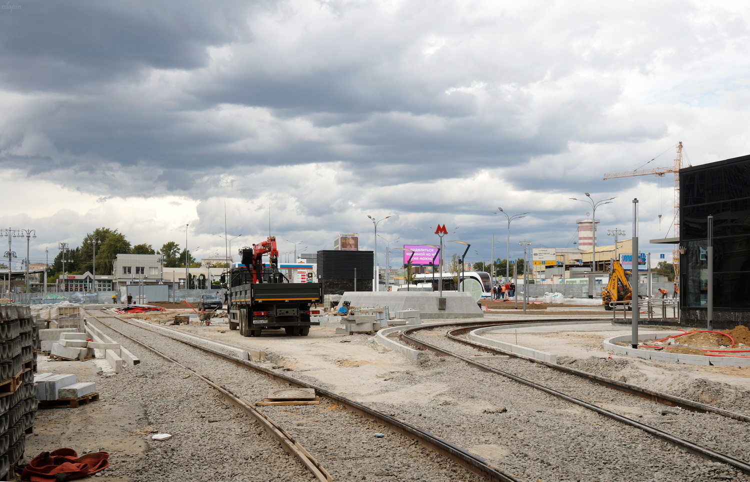 Москва — Восстановление трамвайной линии по Трифоновской улице и улице Гиляровского до Рижской площади