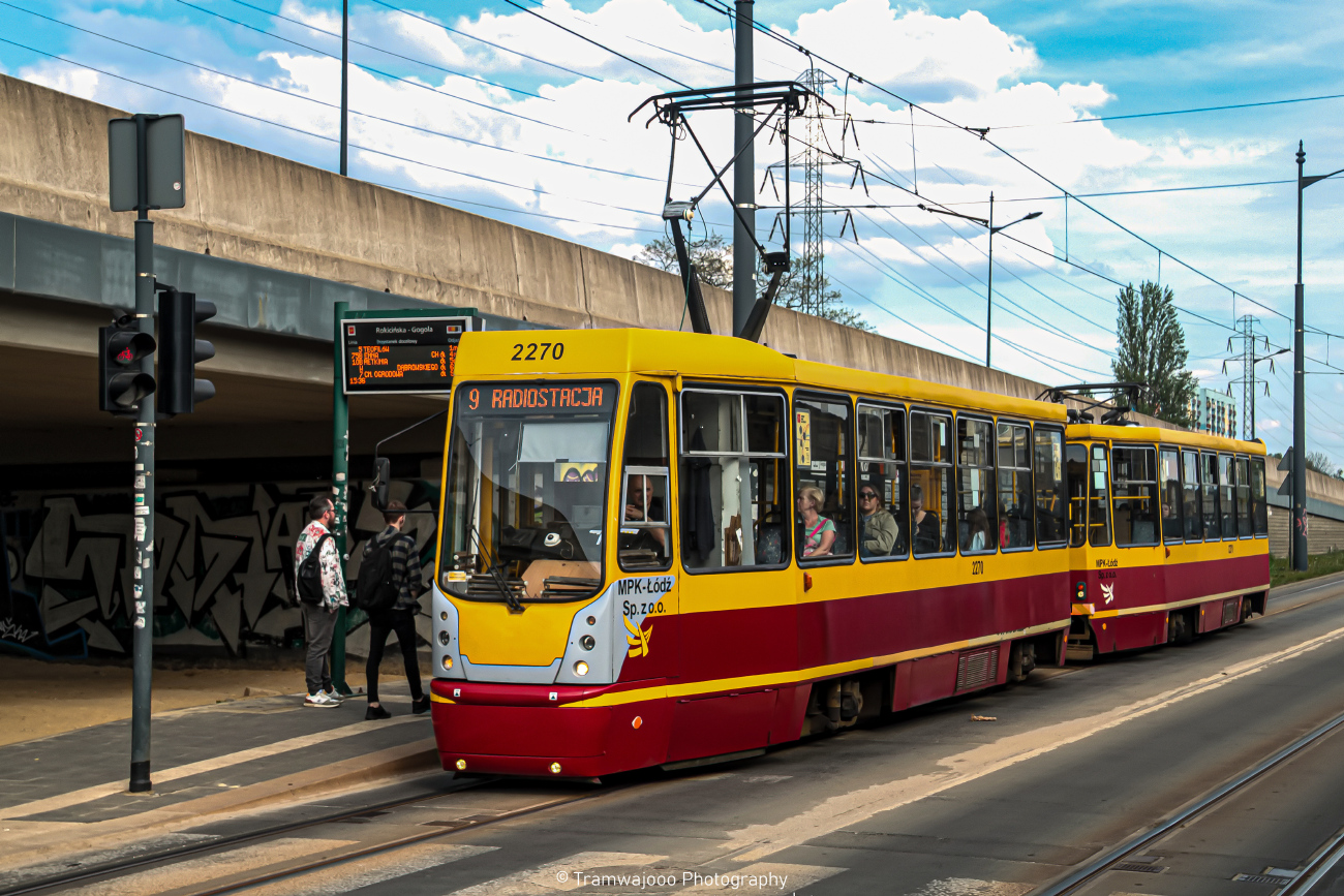 Лодзь, Konstal 805NaND № 2270