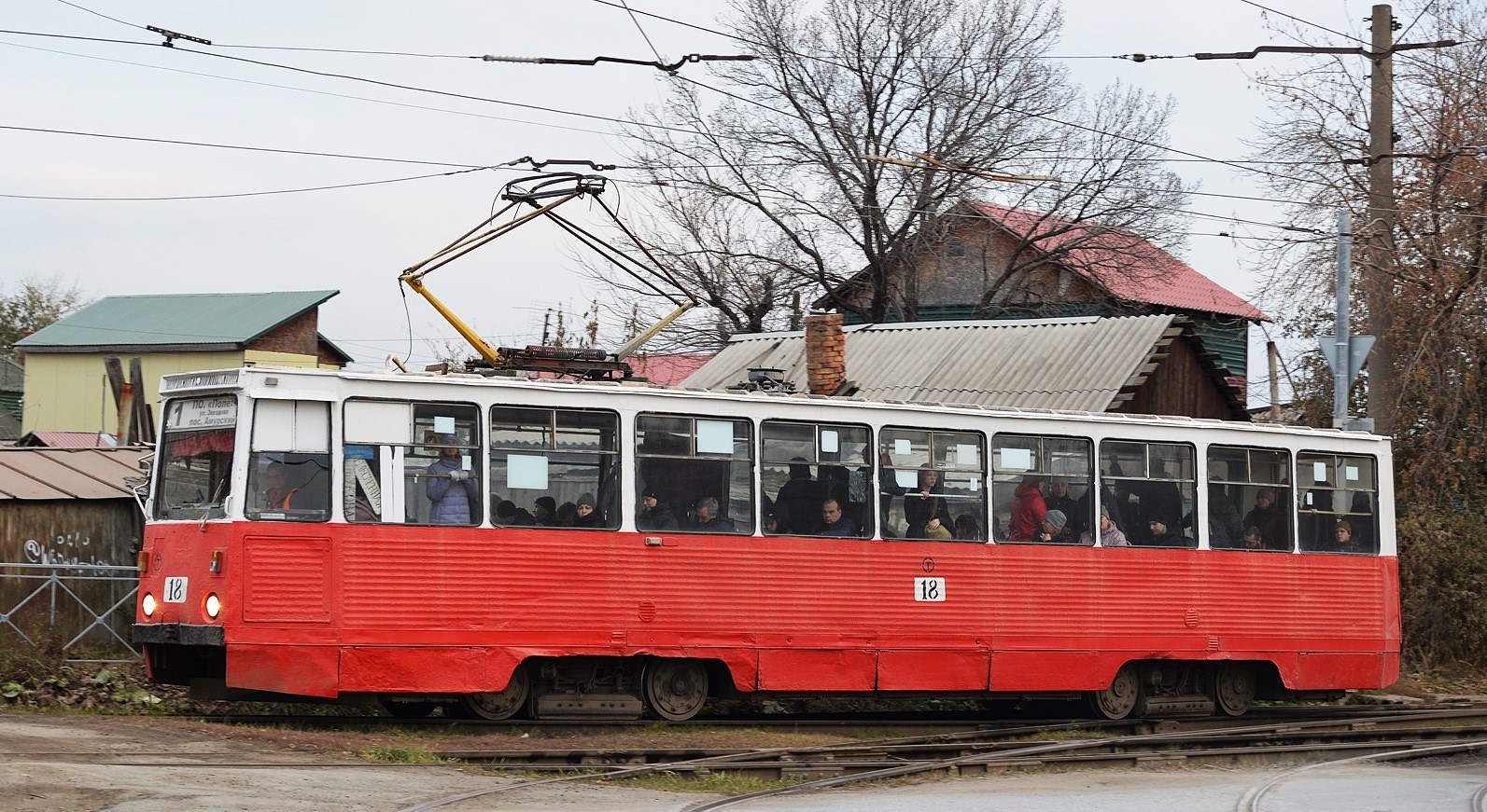Омск, 71-605 (КТМ-5М3) № 18