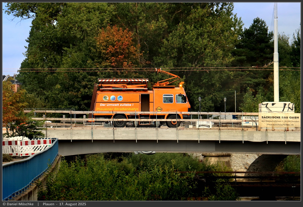 Плауэн — Служебные транспортные средства; Плауэн — Строительство и реконструкция трамвайной сети