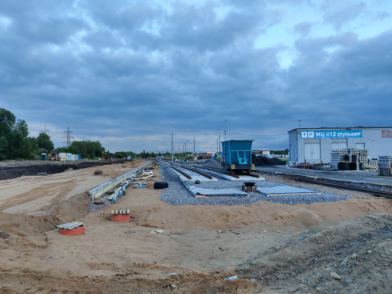 Sankt Peterburgas — Construction of a tram system «Slavyanka»