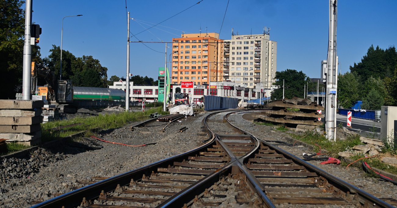 Ostrava — Track repairments