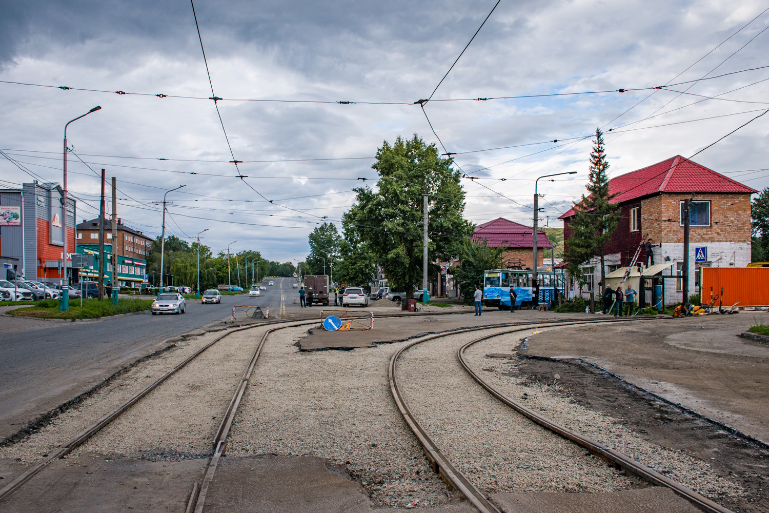 Ust-Kamenogorsk — Repairs; Ust-Kamenogorsk — Tramway lines and infrastructure