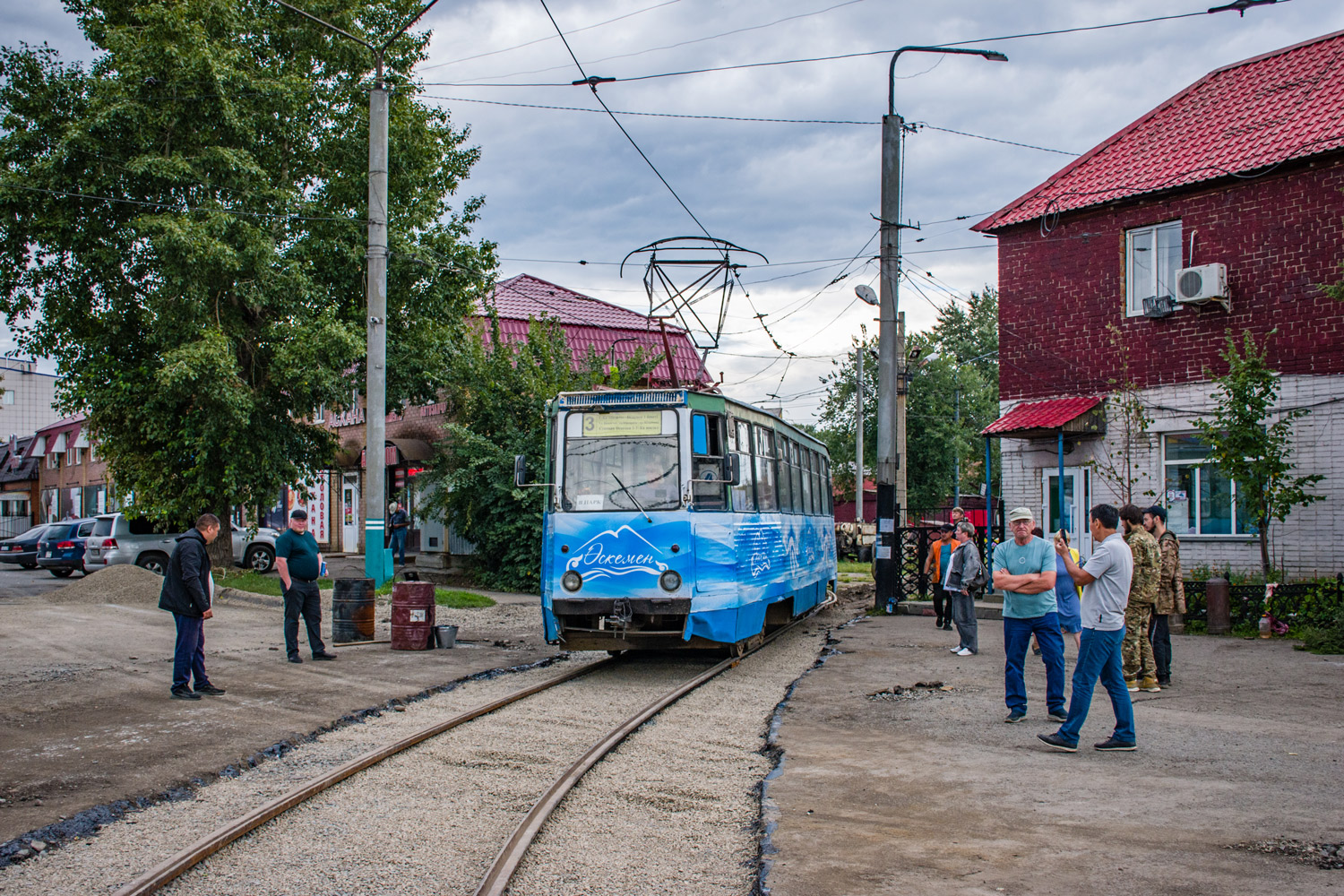 Ust-Kamenogorsk, 71-605 (KTM-5M3) Br. 73; Ust-Kamenogorsk — Repairs; Ust-Kamenogorsk — Tramway lines and infrastructure