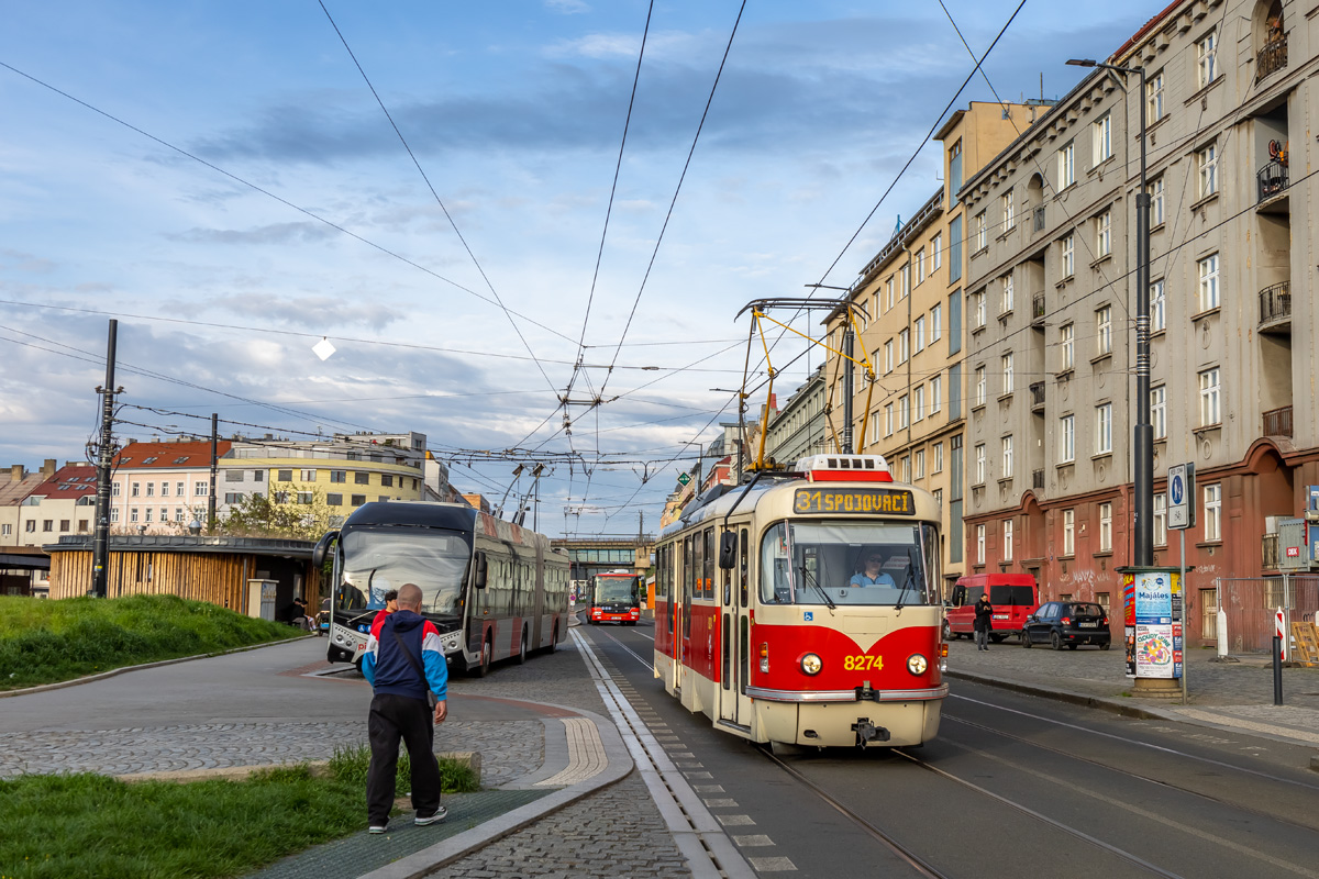 Прага, Tatra T3R.PLF № 8274