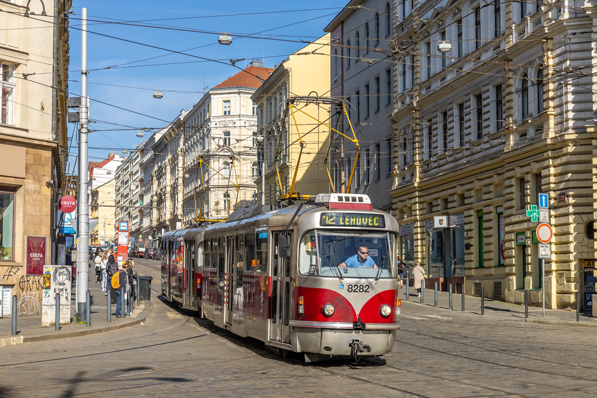 Прага, Tatra T3R.PLF № 8282