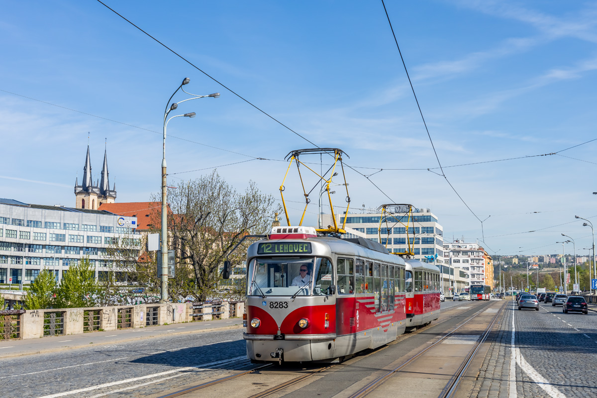 Прага, Tatra T3R.PLF № 8283