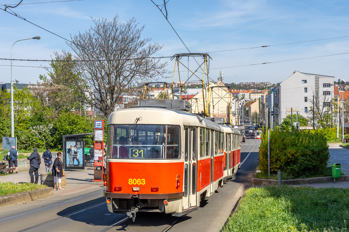 Прага, Tatra T3M2-DVC № 8063 Прага, Tatra T3M2-DVC № 8063