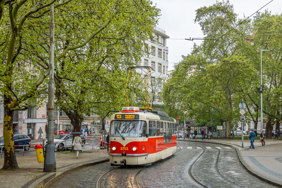 Прага, Tatra T3R.PLF № 8753