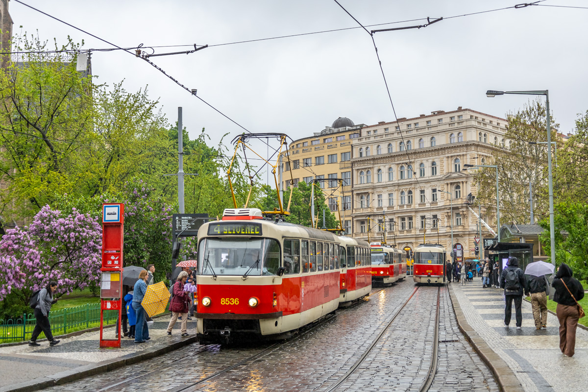 Прага, Tatra T3R.P № 8536