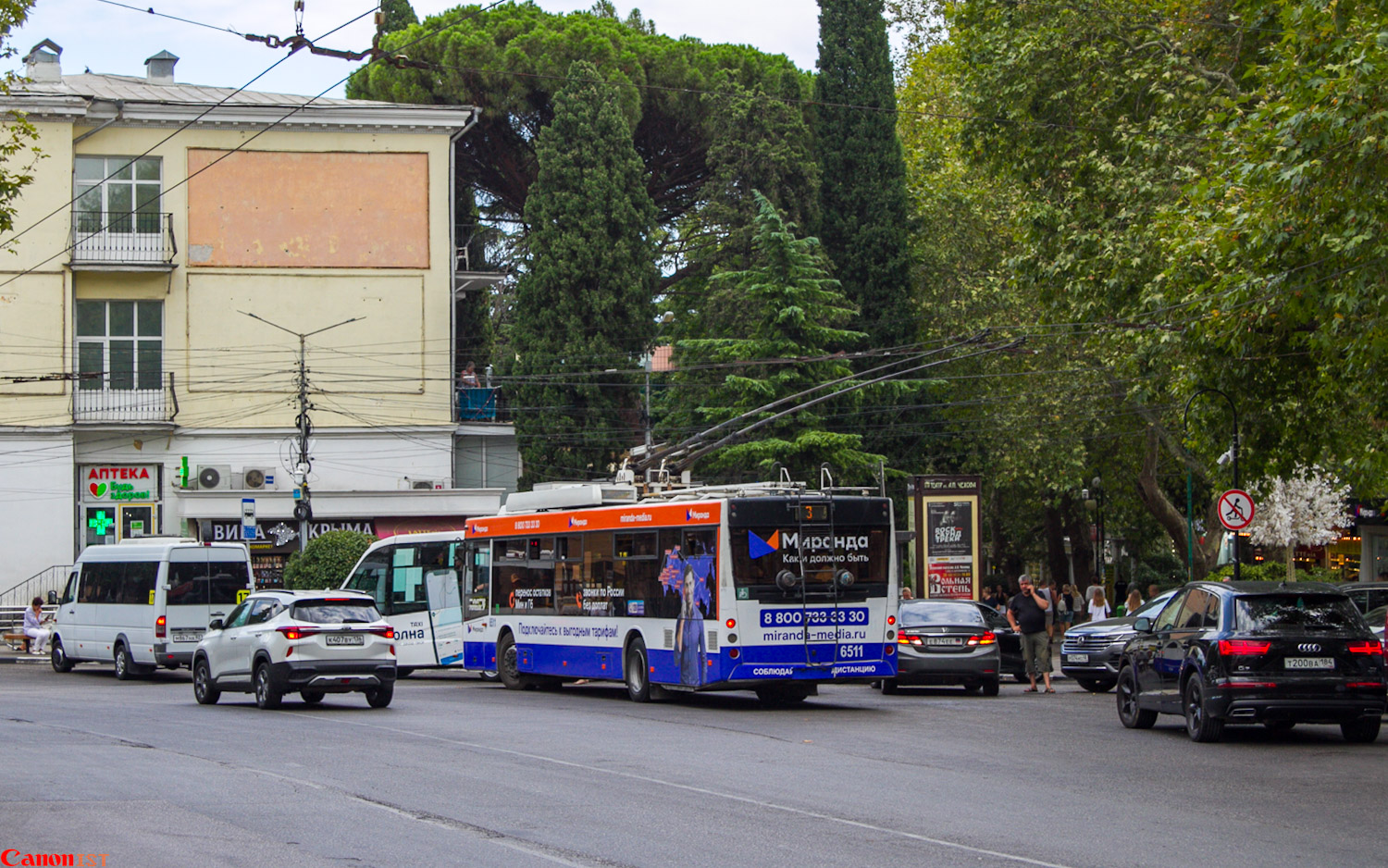 Крымский троллейбус, СВАРЗ-МАЗ-6275 № 6511
