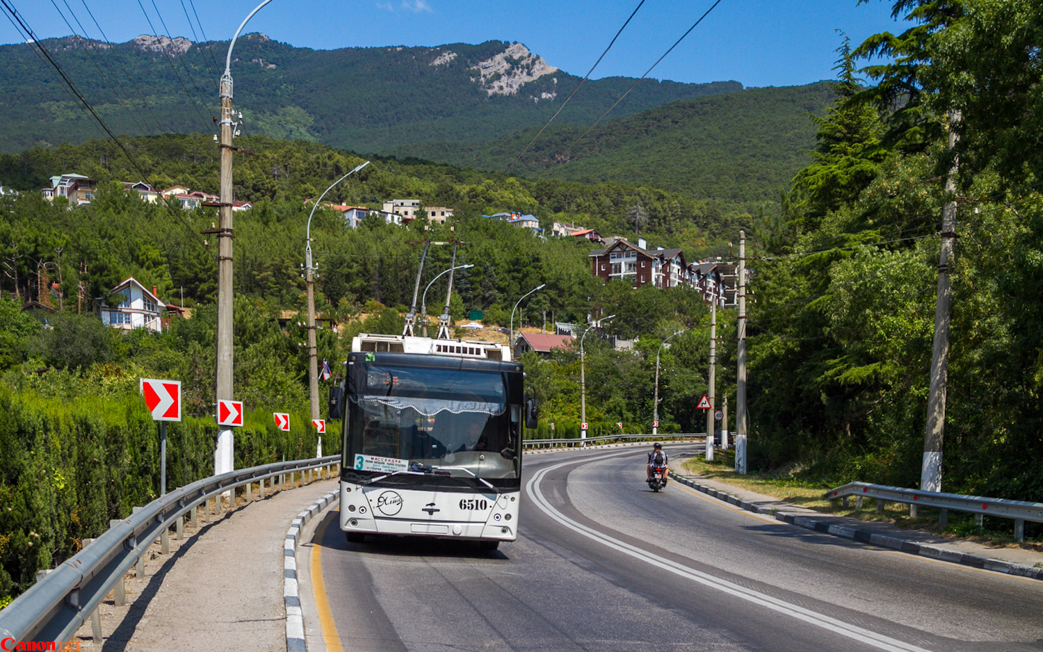 Krymski trolejbus, SVARZ-MAZ-6275 Nr 6510; Krymski trolejbus — Trolleybus lines