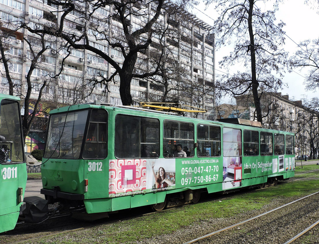 Днепр, Татра-Юг Т6Б5 № 3012