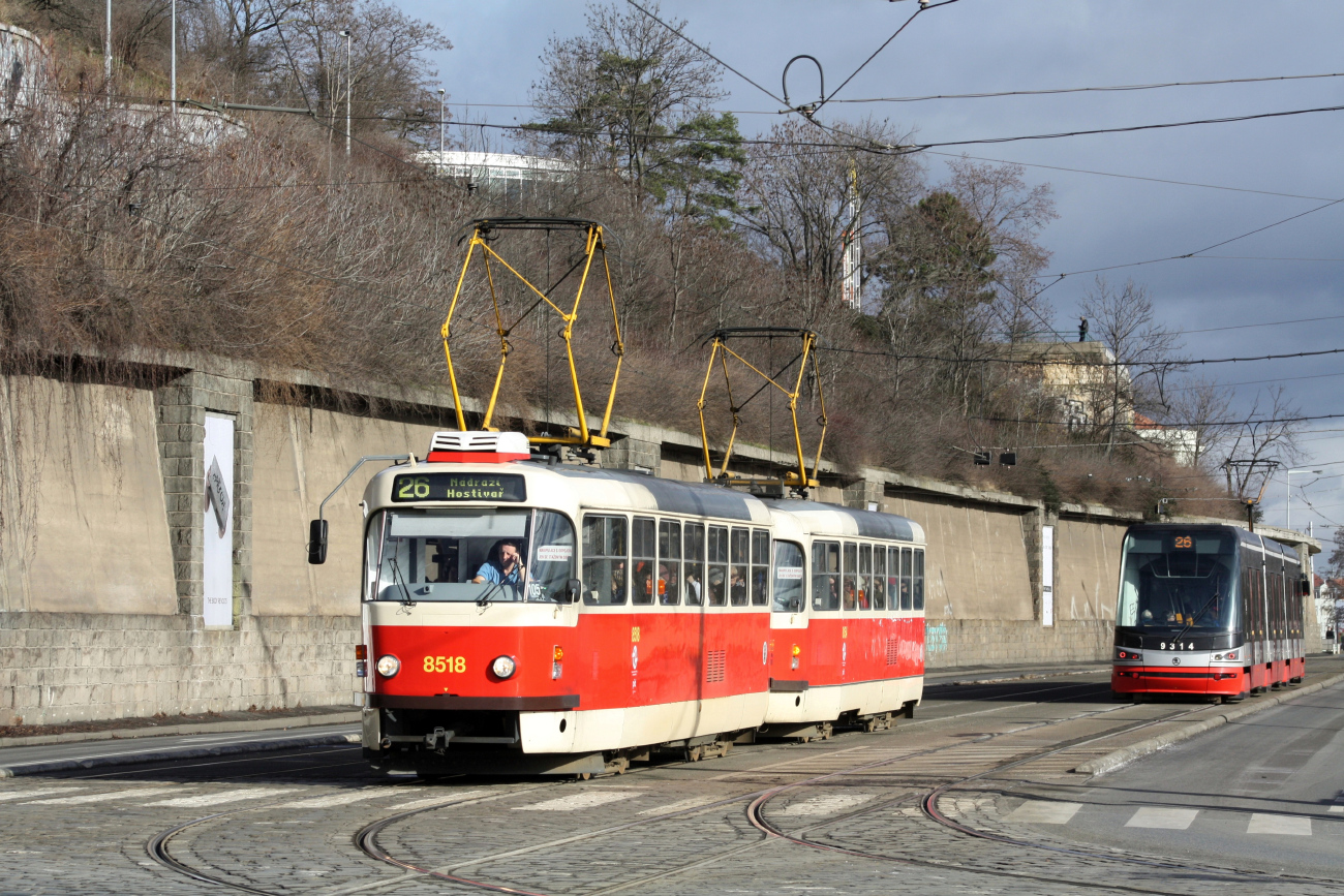 Прага, Tatra T3R.P № 8518