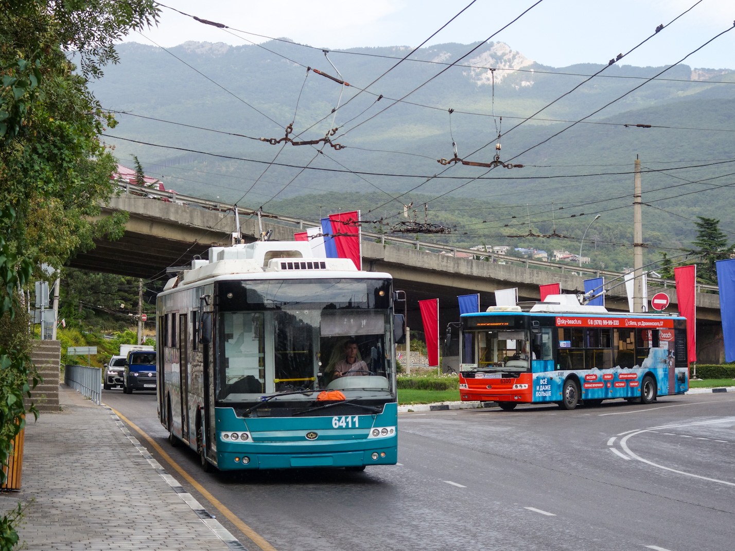 Крымский троллейбус, Богдан Т70115 № 6411