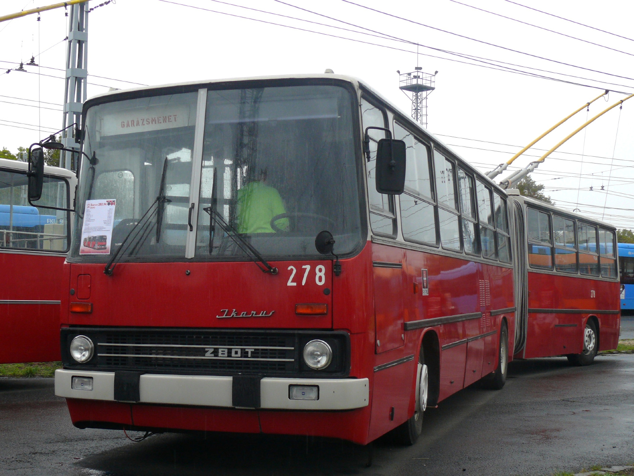 Budimpešta, Ikarus 280.94 Br. 278; Budimpešta — Trolleybus depot Budimpešta, Ikarus 280.94 Br. 278; Budimpešta — Trolleybus depot