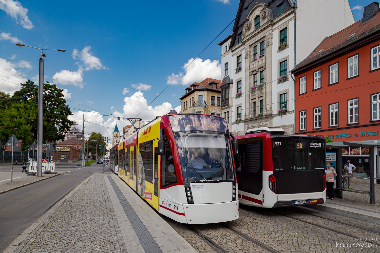 Erfurt, Siemens Combino Classic № 719