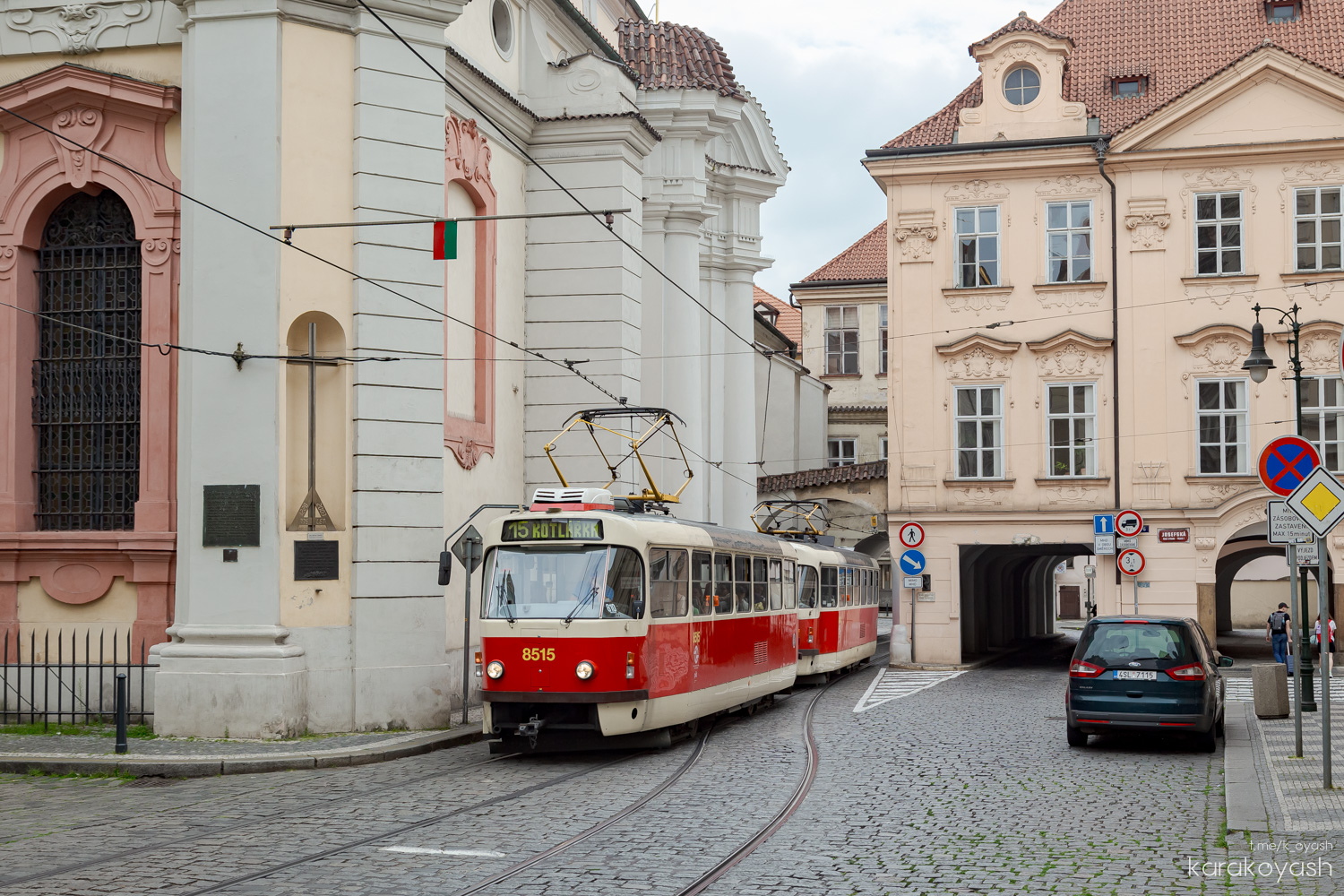 Прага, Tatra T3R.P № 8515