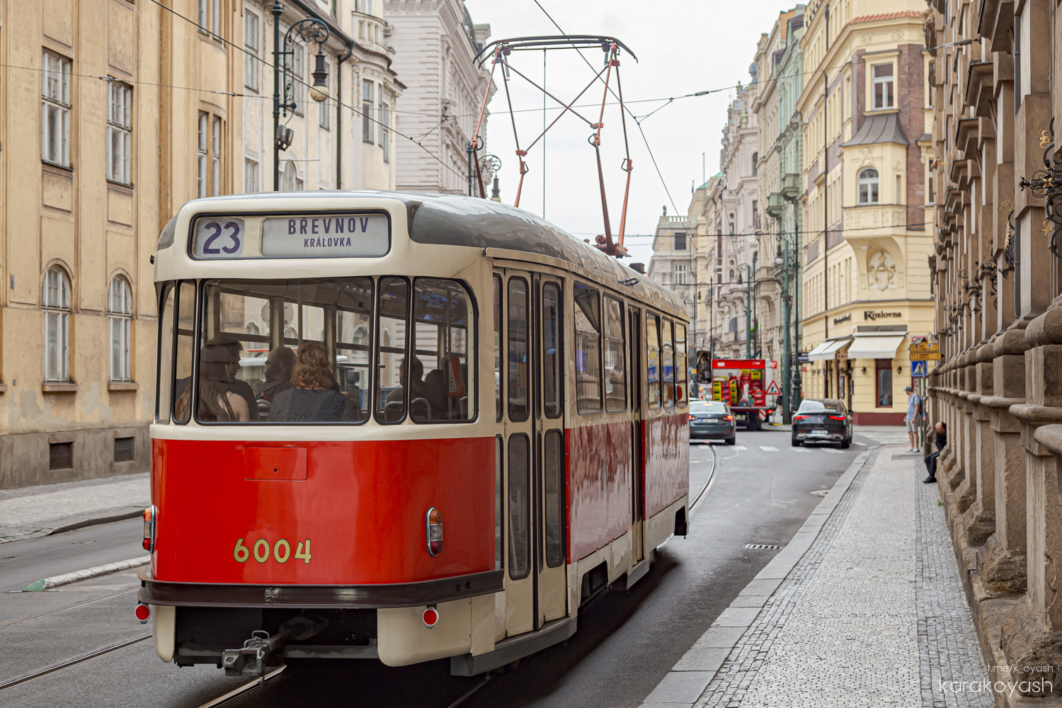 Prague, Tatra T2R # 6004 Prague, Tatra T2R # 6004