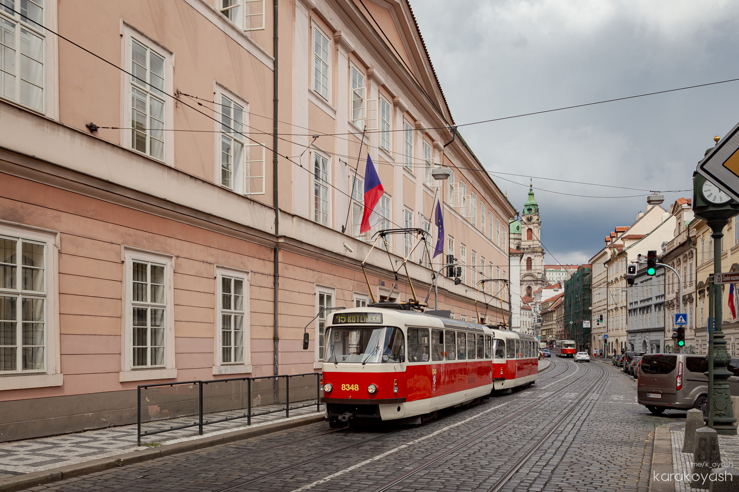 Прага, Tatra T3R.P № 8348